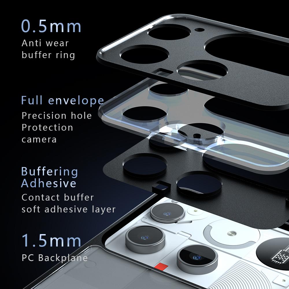 Nothing Phone 3 Armor Precise Hole PC Hybrid TPU Phone Case with Full Protection Shockproof Cover