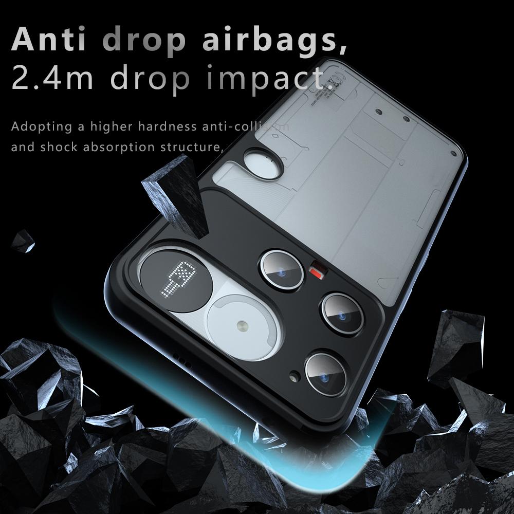 Nothing Phone 3 Armor Precise Hole PC Hybrid TPU Phone Case with Full Protection Shockproof Cover