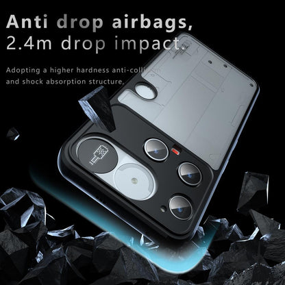 Nothing Phone 3 Armor Precise Hole PC Hybrid TPU Phone Case with Full Protection Shockproof Cover