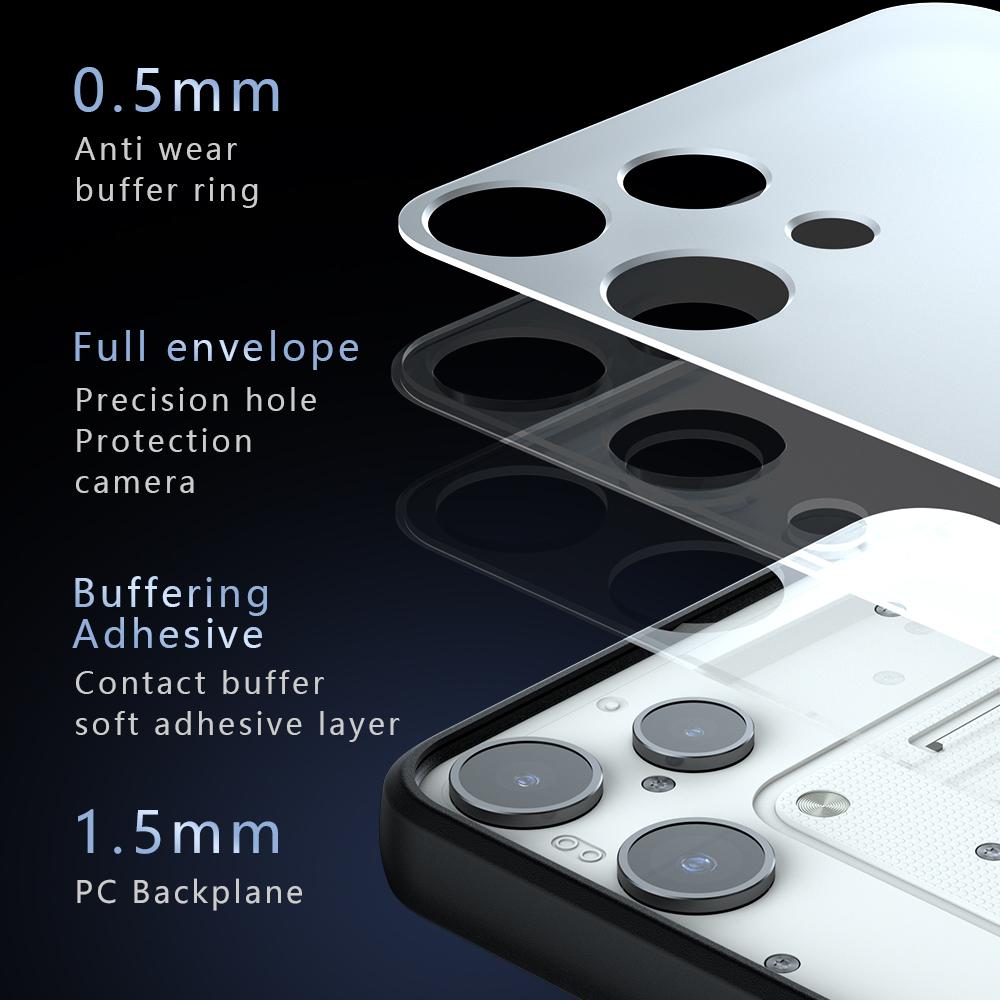 Nothing Phone 3a Lite Armor Precise Hole PC Hybrid TPU Phone Case with Full Protection Shockproof Cover