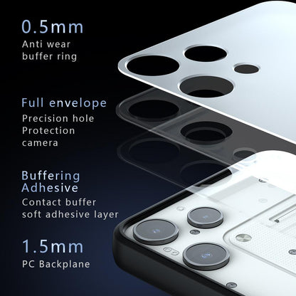 Nothing Phone 3a Lite Armor Precise Hole PC Hybrid TPU Phone Case with Full Protection Shockproof Cover