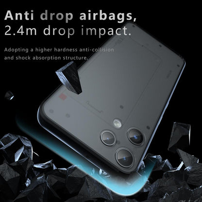 Nothing Phone 3a Lite Armor Precise Hole PC Hybrid TPU Phone Case with Full Protection Shockproof Cover