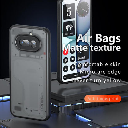 Nothing Phone 4a Armor Precise Hole PC Hybrid TPU Phone Case with Full Protection Shockproof Cover