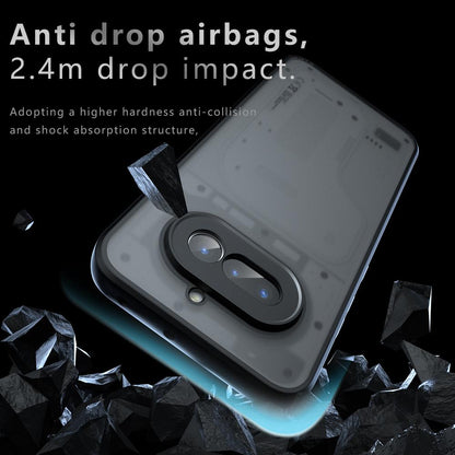 Nothing Phone 4a Armor Precise Hole PC Hybrid TPU Phone Case with Full Protection Shockproof Cover