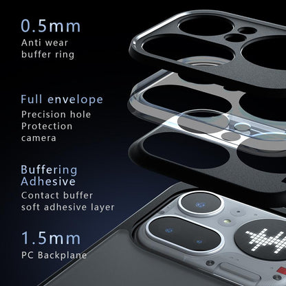 Nothing Phone 4a Pro Armor Precise Hole PC Hybrid TPU Phone Case with Full Protection Shockproof Cover
