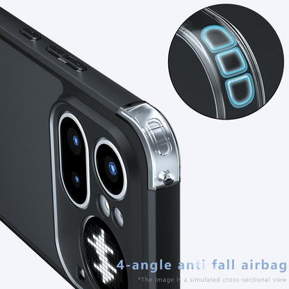 Nothing Phone 4a Pro Armor Precise Hole PC Hybrid TPU Phone Case with Full Protection Shockproof Cover