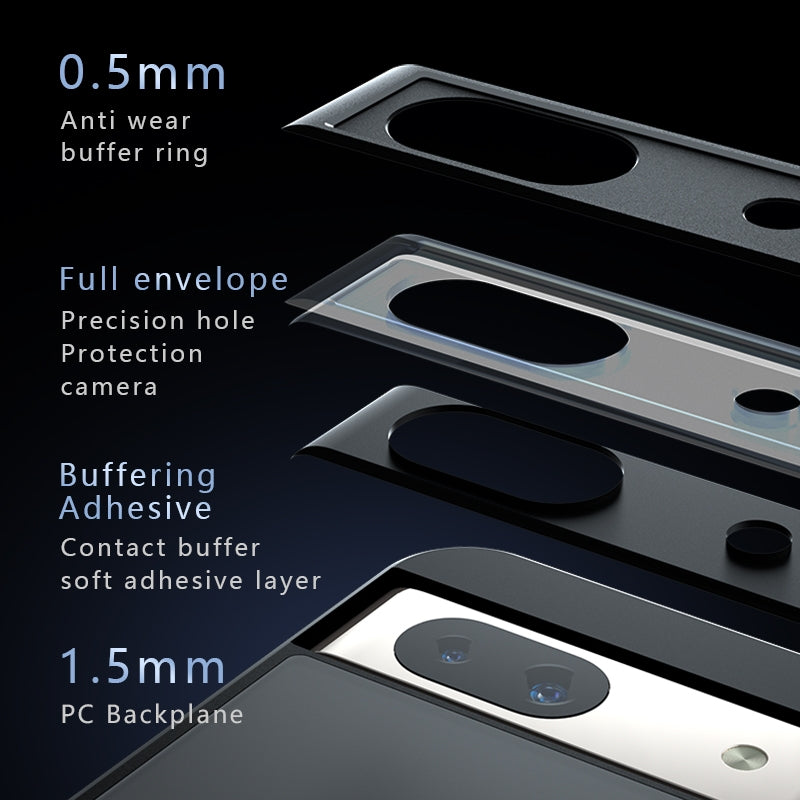 Google Pixel 8a Armor Precise Hole PC Hybrid TPU Phone Case with Full Protection Shockproof Cover