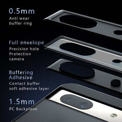 Google Pixel 8a Armor Precise Hole PC Hybrid TPU Phone Case with Full Protection Shockproof Cover