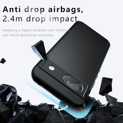 Google Pixel 8a Armor Precise Hole PC Hybrid TPU Phone Case with Full Protection Shockproof Cover
