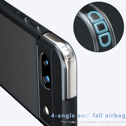 Google Pixel 8a Armor Precise Hole PC Hybrid TPU Phone Case with Full Protection Shockproof Cover
