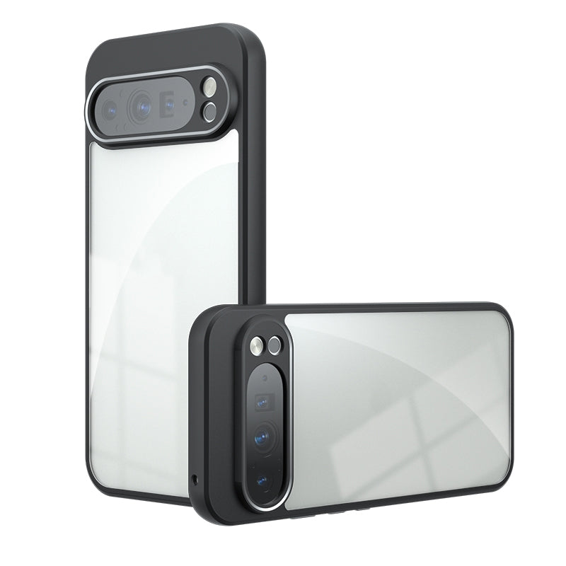 Google Pixel 9 Pro XL Armor Precise Hole PC Hybrid TPU Phone Case with Full Protection Shockproof Cover