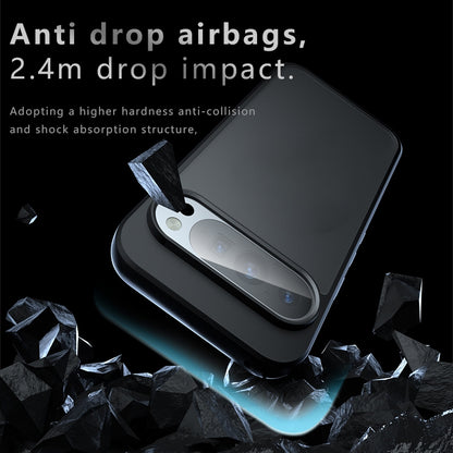 Google Pixel 9 Armor Precise Hole PC Hybrid TPU Phone Case with Full Protection Shockproof Cover