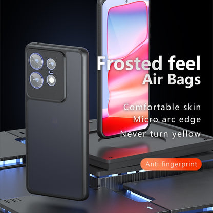 Motorola Edge 50 Pro Armor Precise Hole PC Hybrid TPU Phone Case with Full Protection Shockproof Cover