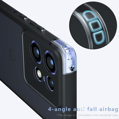 Motorola Edge 50 Pro Armor Precise Hole PC Hybrid TPU Phone Case with Full Protection Shockproof Cover