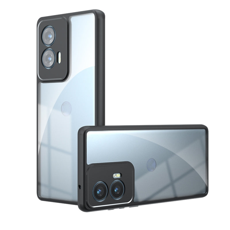 Motorola Edge 50 Fusion Armor Precise Hole PC Hybrid TPU Phone Case with Full Protection Shockproof Cover