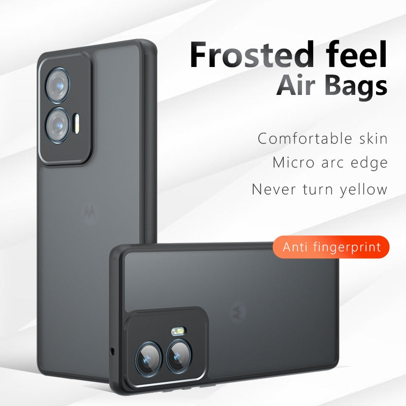 Motorola Edge 50 Fusion Armor Precise Hole PC Hybrid TPU Phone Case with Full Protection Shockproof Cover