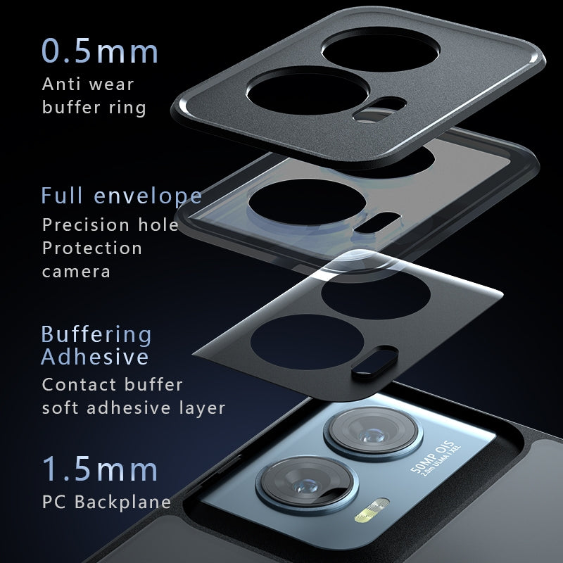 Motorola Edge 50 Fusion Armor Precise Hole PC Hybrid TPU Phone Case with Full Protection Shockproof Cover