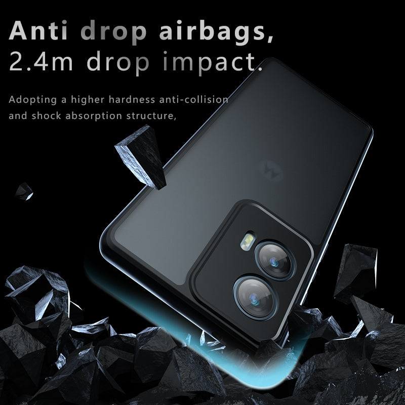 Motorola Edge 50 Fusion Armor Precise Hole PC Hybrid TPU Phone Case with Full Protection Shockproof Cover