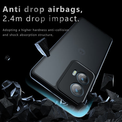 Motorola Edge 50 Fusion Armor Precise Hole PC Hybrid TPU Phone Case with Full Protection Shockproof Cover