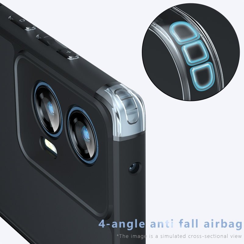 Motorola Edge 50 Fusion Armor Precise Hole PC Hybrid TPU Phone Case with Full Protection Shockproof Cover