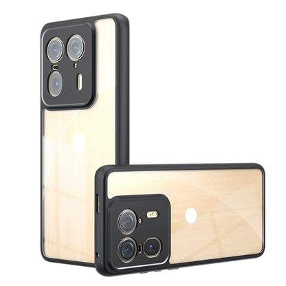 Motorola Edge 50 Ultra Armor Precise Hole PC Hybrid TPU Phone Case with Full Protection Shockproof Cover