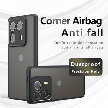 Motorola Edge 50 Ultra Armor Precise Hole PC Hybrid TPU Phone Case with Full Protection Shockproof Cover