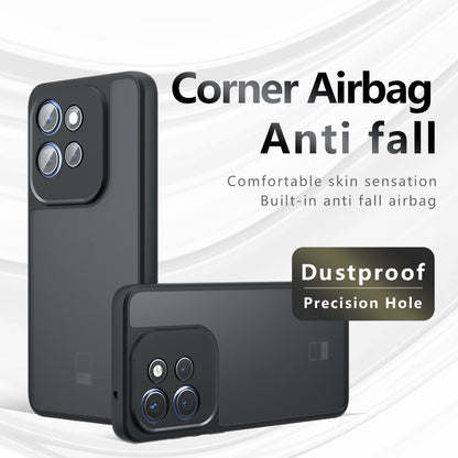 Motorola Edge 50 Neo Armor Precise Hole PC Hybrid TPU Phone Case with Full Protection Shockproof Cover
