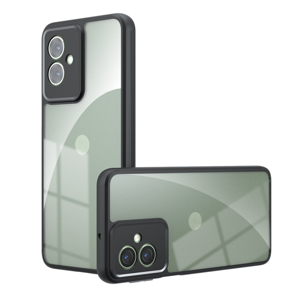 Motorola Moto G55 Armor Precise Hole PC Hybrid TPU Phone Case with Full Protection Shockproof Cover