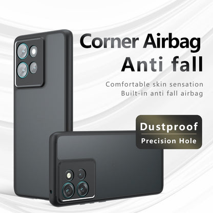 Motorola Edge 50 Armor Precise Hole PC Hybrid TPU Phone Case with Full Protection Shockproof Cover