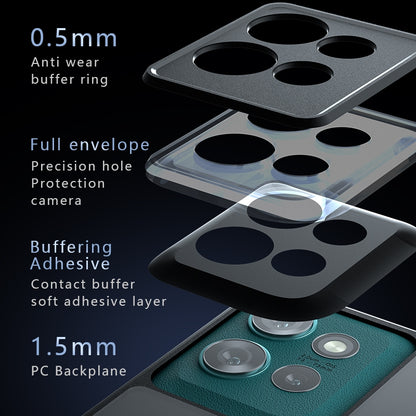 Motorola Edge 50 Armor Precise Hole PC Hybrid TPU Phone Case with Full Protection Shockproof Cover
