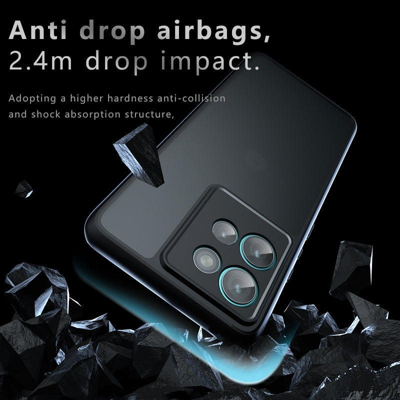 Motorola Edge 50 Armor Precise Hole PC Hybrid TPU Phone Case with Full Protection Shockproof Cover