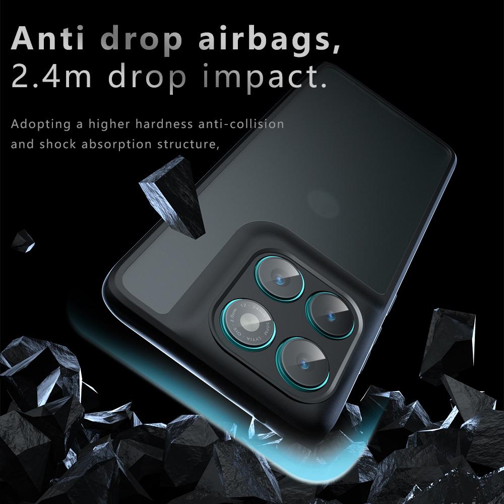 Motorola Edge 60 Fusion Armor Precise Hole PC Hybrid TPU Phone Case with Full Protection Shockproof Cover