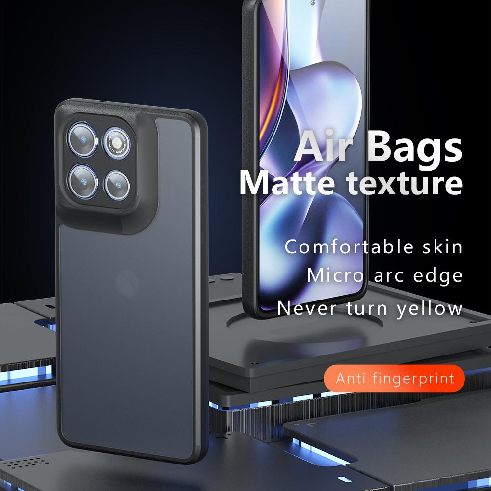 Motorola Moto G86 Armor Precise Hole PC Hybrid TPU Phone Case with Full Protection Shockproof Cover