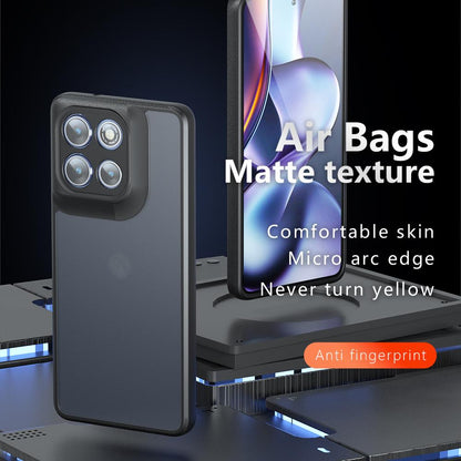 Motorola Moto G86 Armor Precise Hole PC Hybrid TPU Phone Case with Full Protection Shockproof Cover