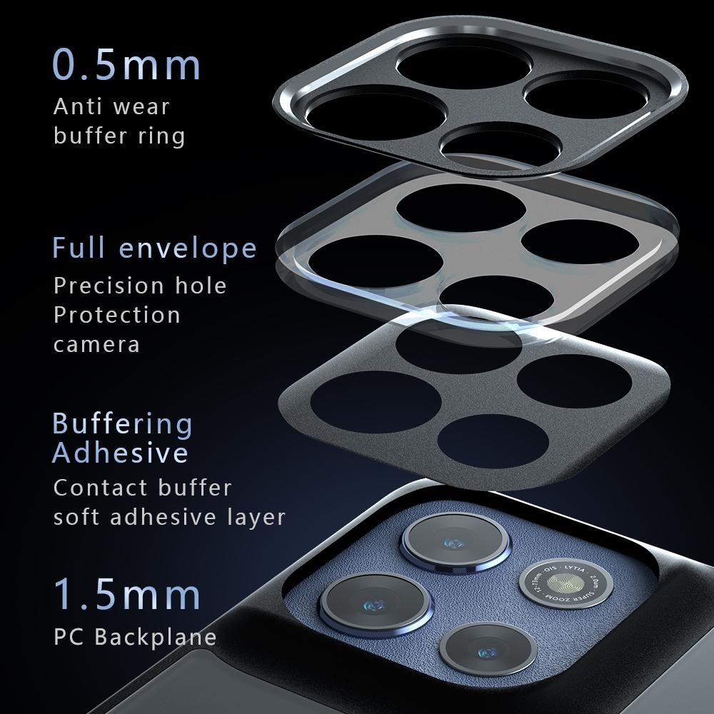 Motorola Moto G86 Armor Precise Hole PC Hybrid TPU Phone Case with Full Protection Shockproof Cover