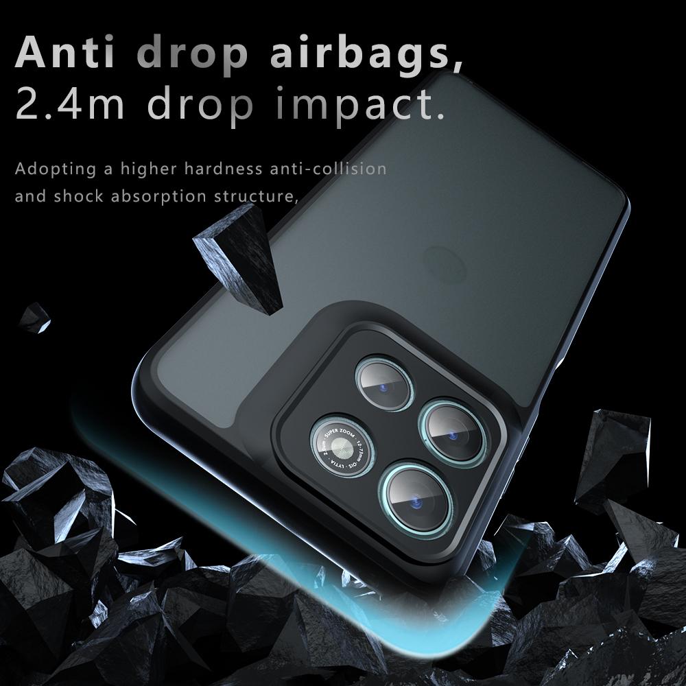 Motorola Moto G66y Armor Precise Hole PC Hybrid TPU Phone Case with Full Protection Shockproof Cover