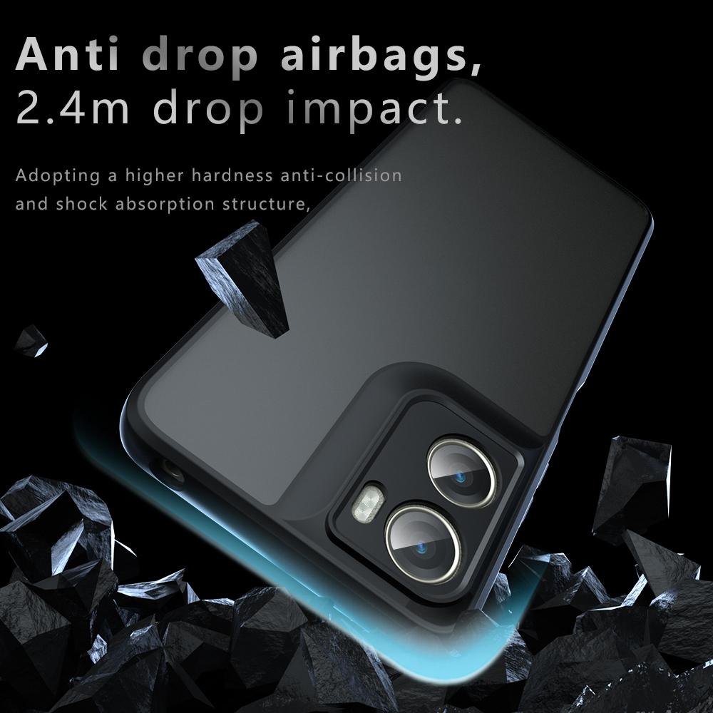Motorola Moto G06 4G Armor Precise Hole PC Hybrid TPU Phone Case with Full Protection Shockproof Cover