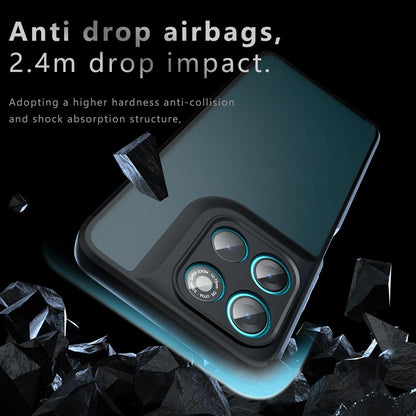 Motorola Moto G67 Power Armor Precise Hole PC Hybrid TPU Phone Case with Full Protection Shockproof Cover