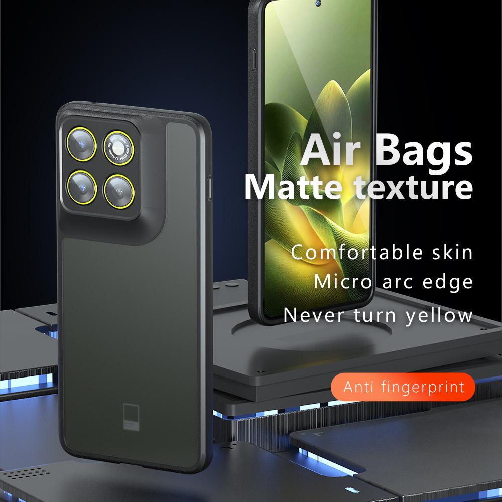 Motorola Moto X70 Air Armor Precise Hole PC Hybrid TPU Phone Case with Full Protection Shockproof Cover