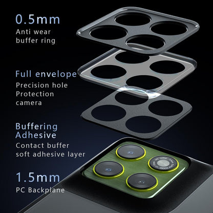 Motorola Moto X70 Air Armor Precise Hole PC Hybrid TPU Phone Case with Full Protection Shockproof Cover