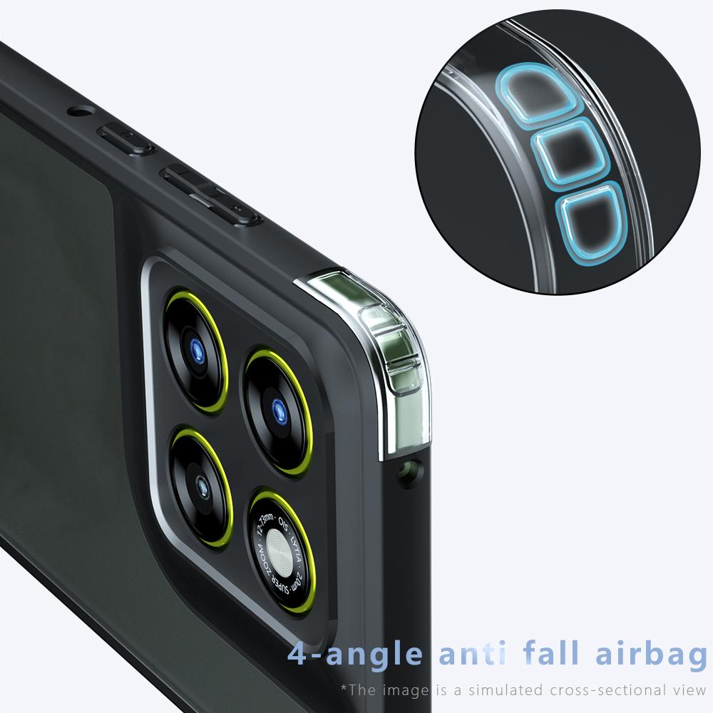 Motorola Edge 70 Armor Precise Hole PC Hybrid TPU Phone Case with Full Protection Shockproof Cover
