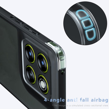 Motorola Moto X70 Air Armor Precise Hole PC Hybrid TPU Phone Case with Full Protection Shockproof Cover