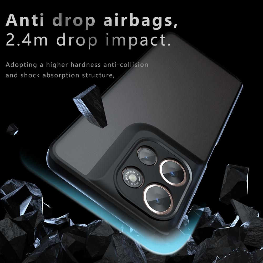 Motorola Moto G Power 2025 Armor Precise Hole PC Hybrid TPU Phone Case with Full Protection Shockproof Cover