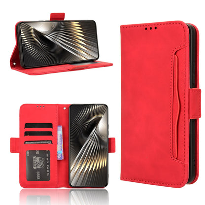 Xiaomi Redmi Turbo 3 5G Skin Feel PU Leather Wallet Phone Case with Card Slots, Cash Pocket, Magnetic Closure, Built-In Stand, Full Protection TPU Cover