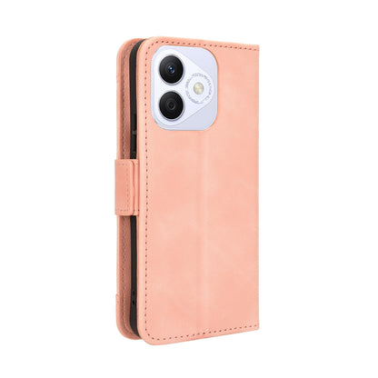Honor X60i 5G Skin Feel PU Leather Wallet Phone Case with Card Slots, Cash Pocket, Magnetic Closure, Built-In Stand, Full Protection TPU Cover