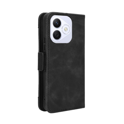 Honor X60i 5G Skin Feel PU Leather Wallet Phone Case with Card Slots, Cash Pocket, Magnetic Closure, Built-In Stand, Full Protection TPU Cover
