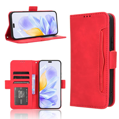 Honor X60i 5G Skin Feel PU Leather Wallet Phone Case with Card Slots, Cash Pocket, Magnetic Closure, Built-In Stand, Full Protection TPU Cover