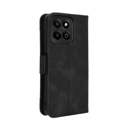 Honor Play 60 Plus Skin Feel PU Leather Wallet Phone Case with Card Slots, Cash Pocket, Magnetic Closure, Built-In Stand, Full Protection TPU Cover