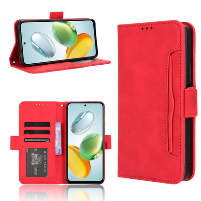 Honor Play 60 Plus Skin Feel PU Leather Wallet Phone Case with Card Slots, Cash Pocket, Magnetic Closure, Built-In Stand, Full Protection TPU Cover