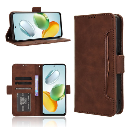 Honor Play 60 Plus Skin Feel PU Leather Wallet Phone Case with Card Slots, Cash Pocket, Magnetic Closure, Built-In Stand, Full Protection TPU Cover